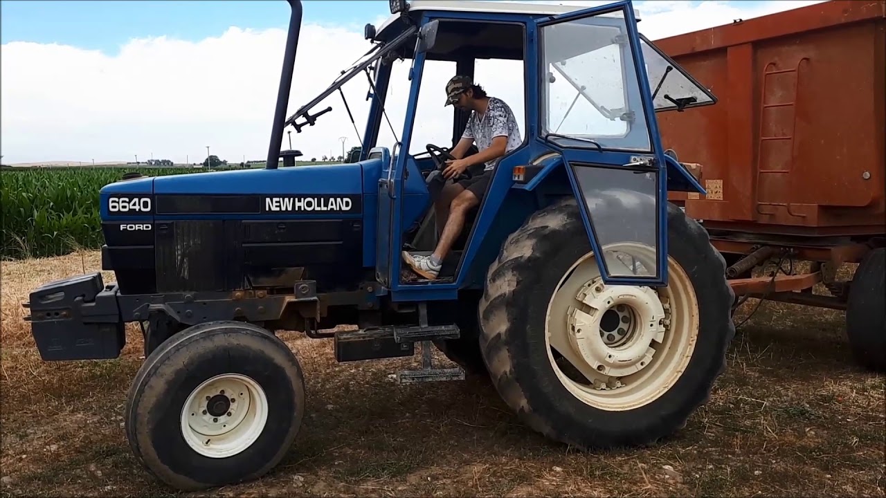 New Holland Ford 6640 y Jota de Los labradores por la mañana