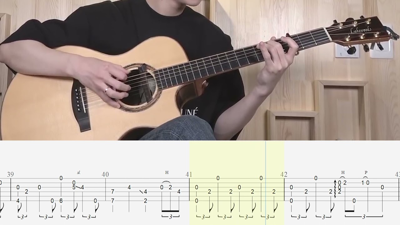 Fingerstyle Tabs | Christina Perri - A Thousand Years (2021) | Sungha Jung Tabs | Guitar Cover
