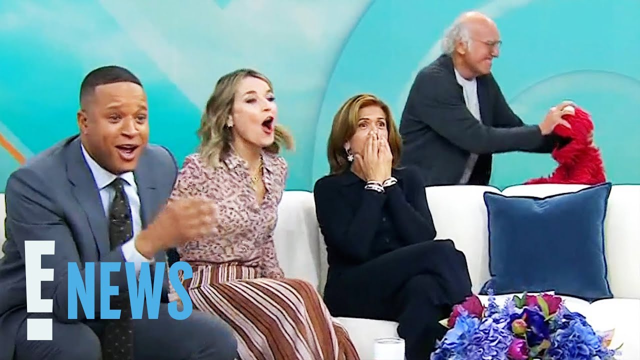 Larry David ATTACKS Elmo On-Air During 'Today' Show Visit | E! News