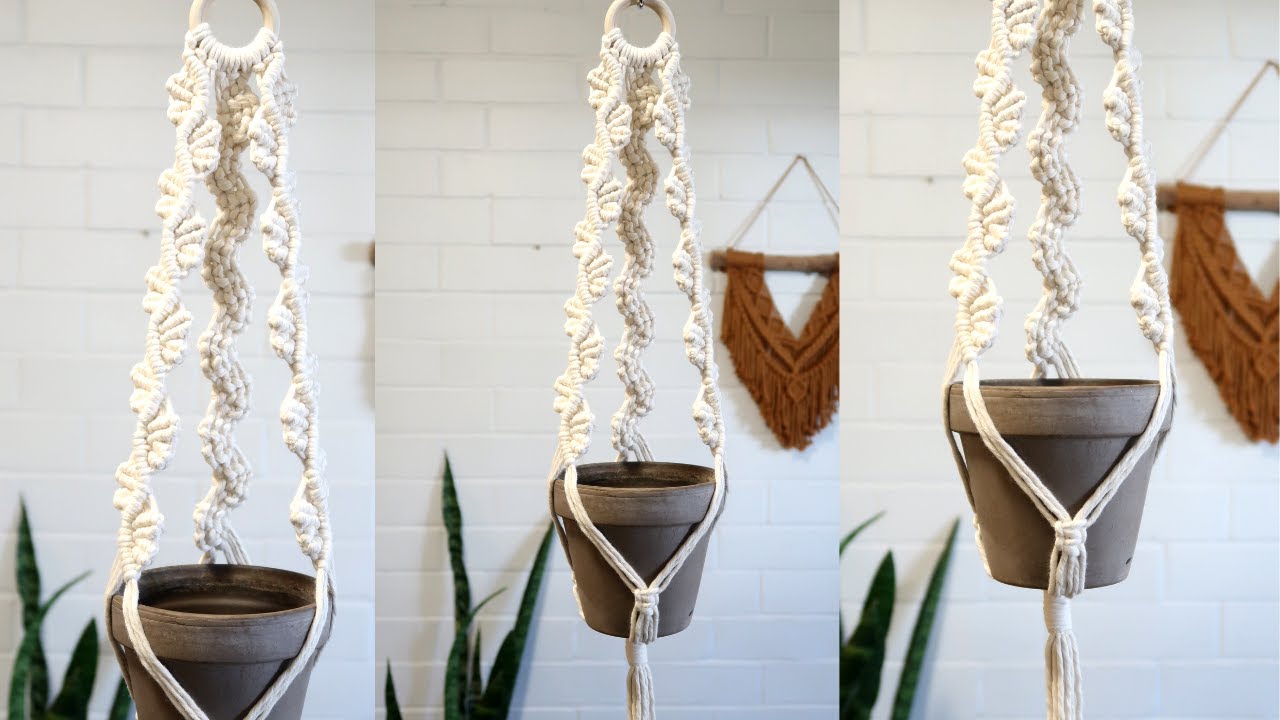 DIY Macrame Plant Hanger | Macrame Plant Hanger Tutorial