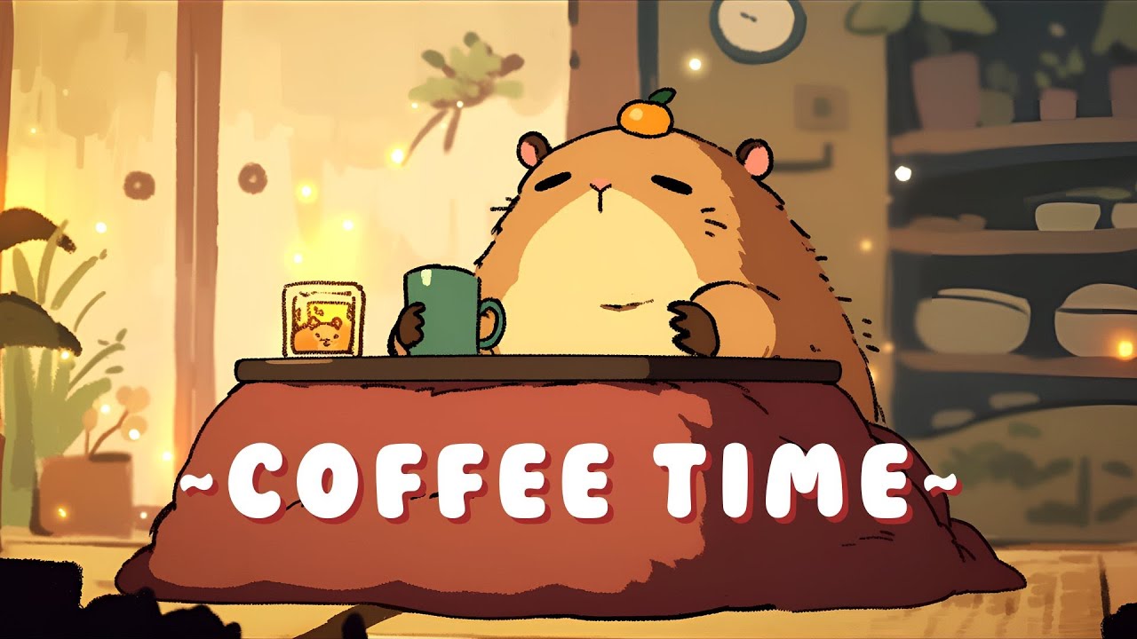 Capybara Chill Station - Relaxing Beats to Study/Sleep/Chill ~ Cozy Atmosphere ~ 🦫 🌙 📖