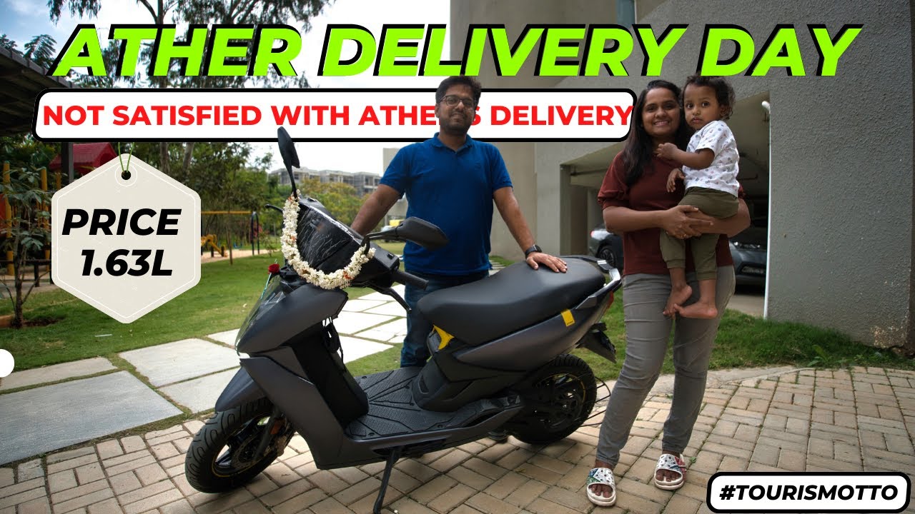 Got Ather 450x gen 3 Delivery | electric vehicle and apartment | #ather450