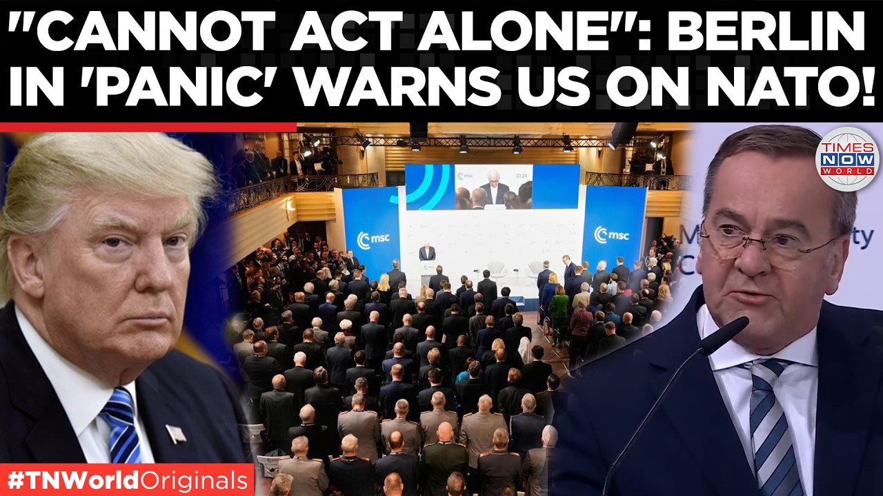 IN FULL: Germany's Boris Pistorius Sends Blunt Message to US on NATO at MSC | World News