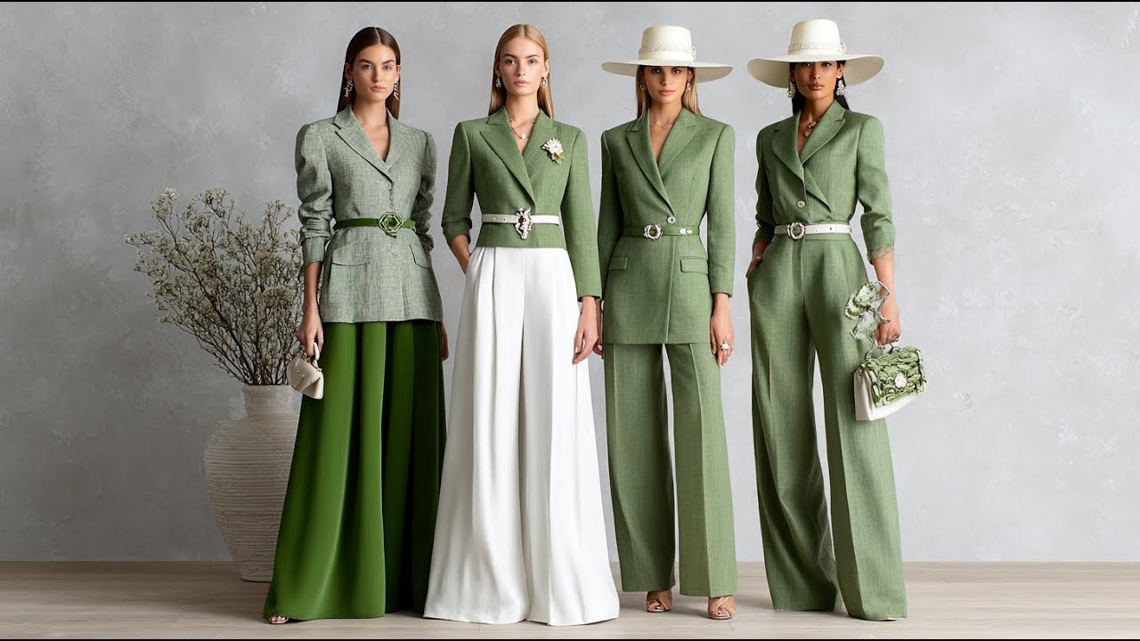 Коллекция Ralph Lauren весна-лето 2026: шалфейно-зеленый и серо-голубой – изысканная летняя элега...