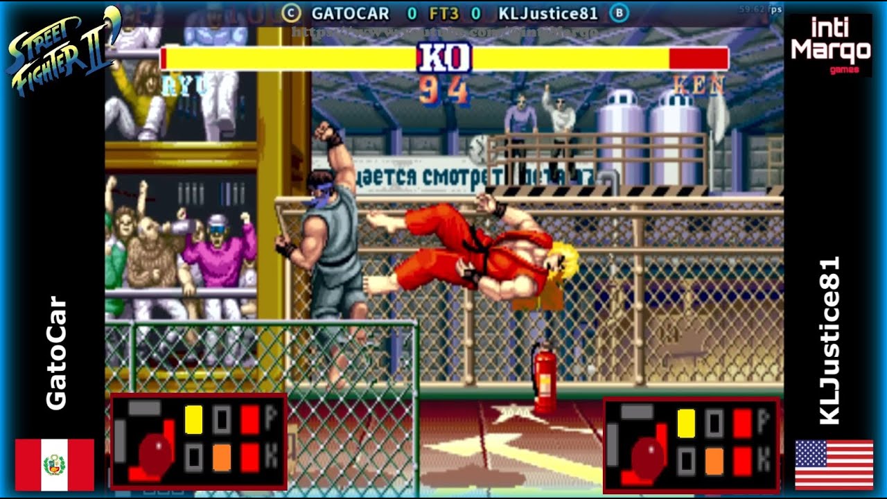SF2CE - GatoCar VS KLJustice81 - Street Fighter II' Champion Edition - 𝐖𝐈𝐓𝐇 𝐈𝐍𝐏𝐔𝐓𝐒 - FIGHTCADE