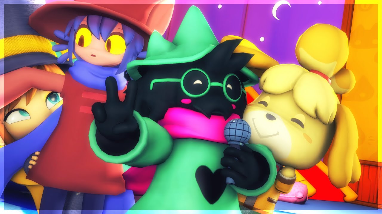 Ralsei Meets Hat Kid and Niko