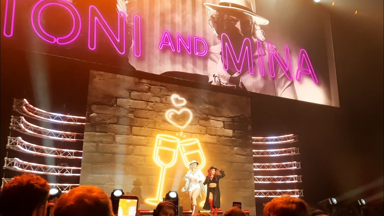 Mercedes Mone and Toni Storm's Entrances at AEW Dynamite in Manchester Co-op Live Arena 
