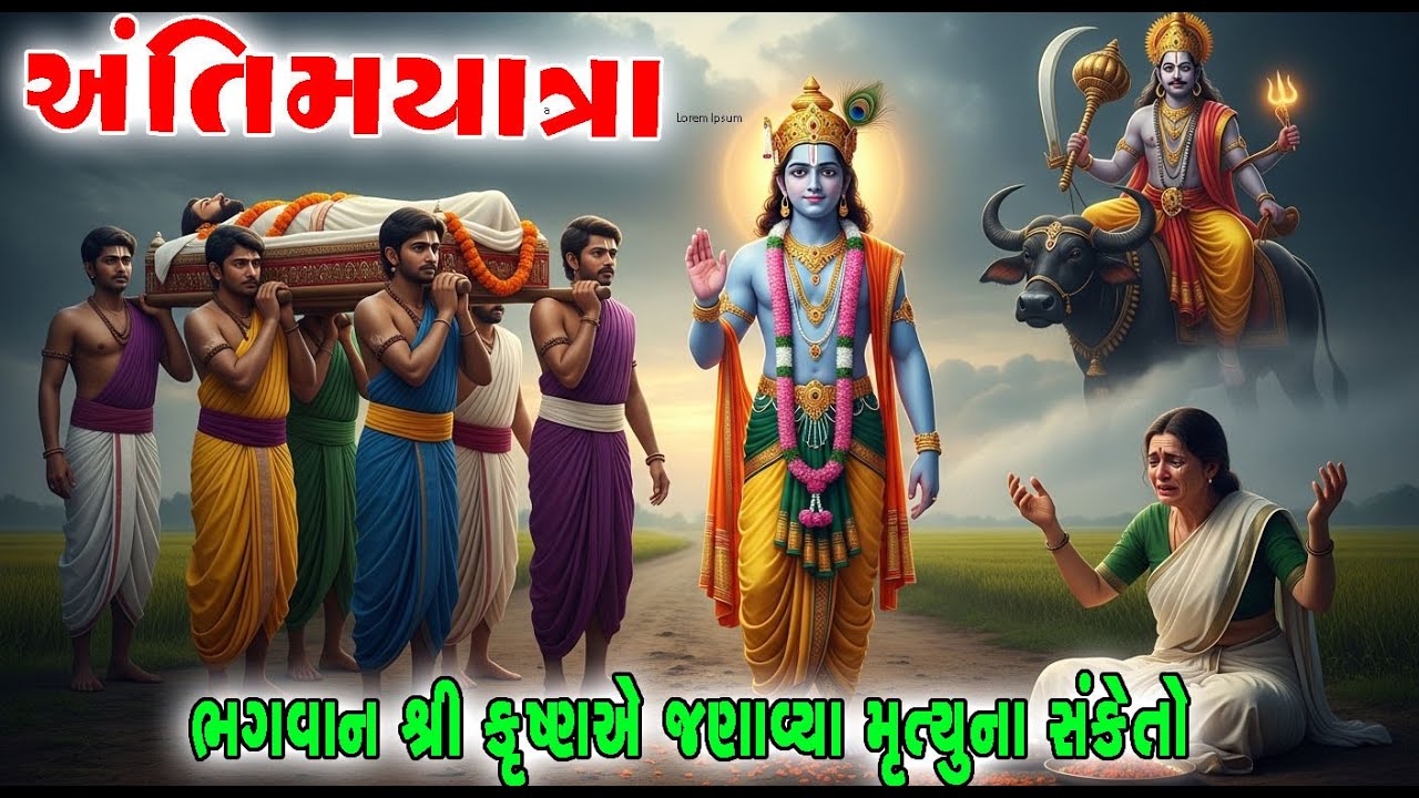 અંતિમ યાત્રાનું રહસ્ય..શ્રી કૃષ્ણએ જણાવ્યા મૃત્યુના સંકેતો તથા સંસ્કારની વિધિ | Garud Puran
