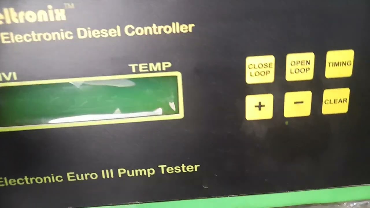 EDC PUMP TESTER  electronic device  BS3  709 1109 AND 712   @707 PUMP