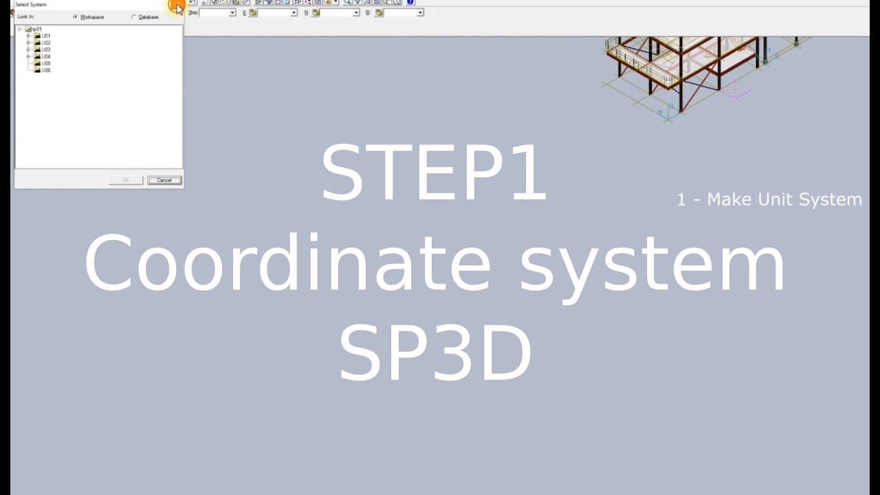 STEP1. Coordinate system SP3D