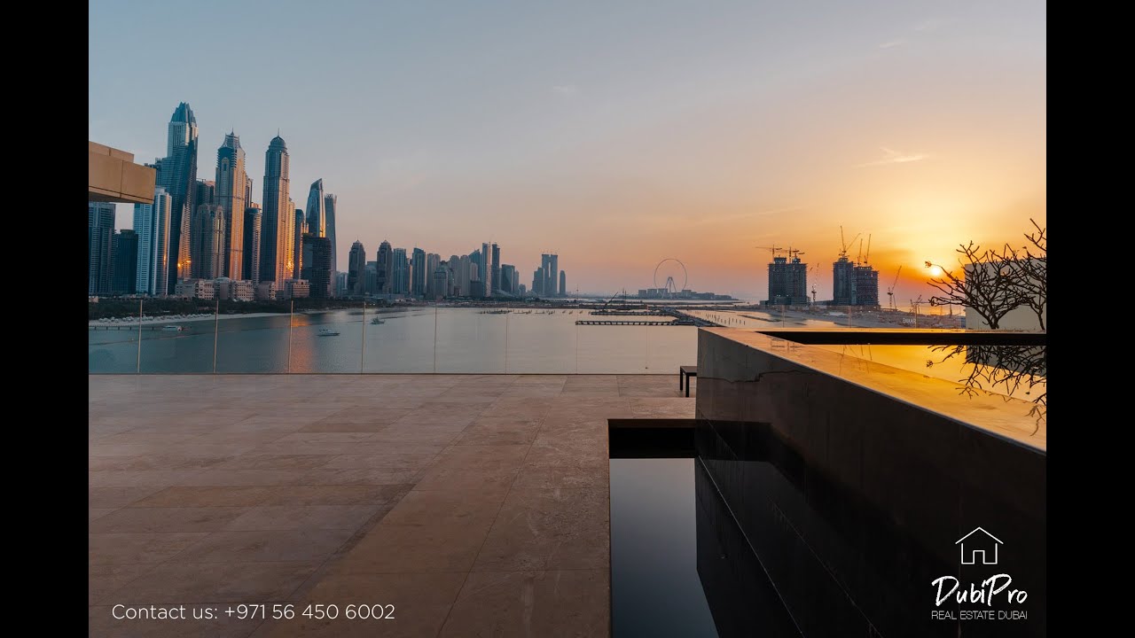 Inside a $9,530,000 One Palm Jumeirah penthouse with private pool