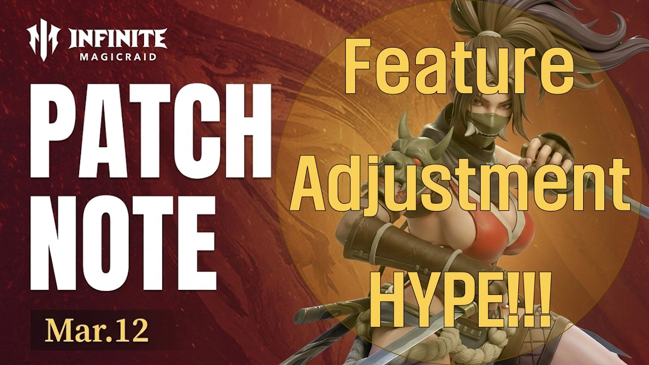 IMR Infinite Magicraid - PATCH NOTE HYPE!!! 11.March.2026