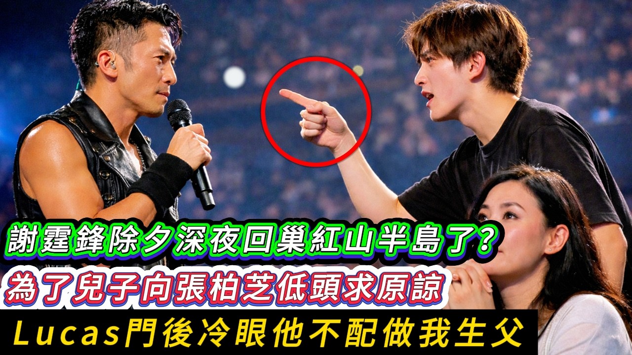 謝霆鋒除夕夜認命歸家，竟遭長子Lucas當面“逐客”？那一通電話成了最後的羞辱！|| 谢霆锋‘双面人生’崩盘，Lucas亲手撕碎遮羞布 ||