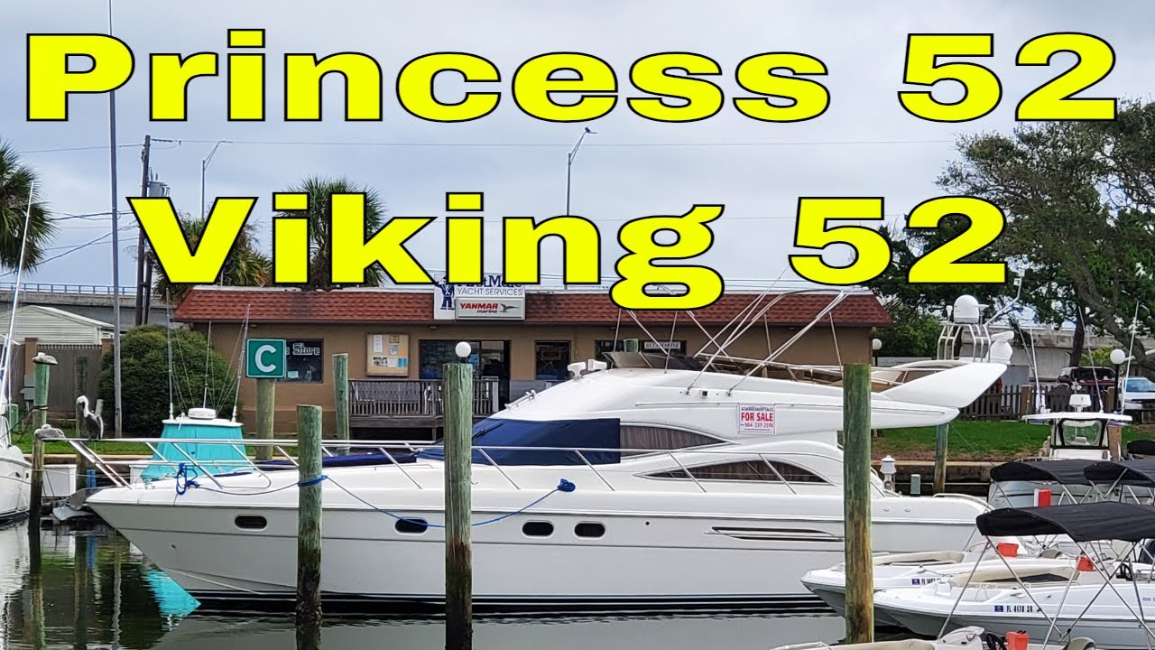 [Sold] - $269,000 - (1999) Viking Yachts Sports Cruiser 52 / Princess 52 For Sale