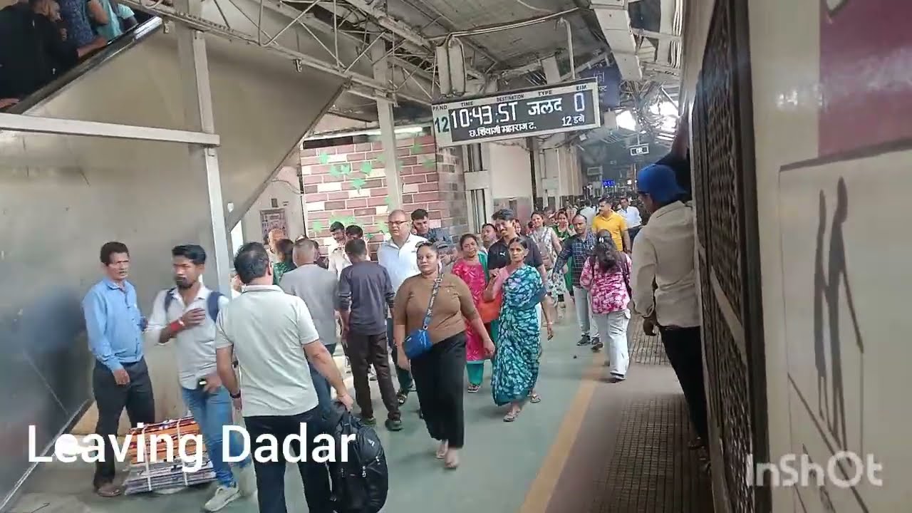 Dadar to CSMT Fast Local 🔥 | Mumbai’s Busiest 10 Minutes You Can’t Ignore! | Central Railway Journey