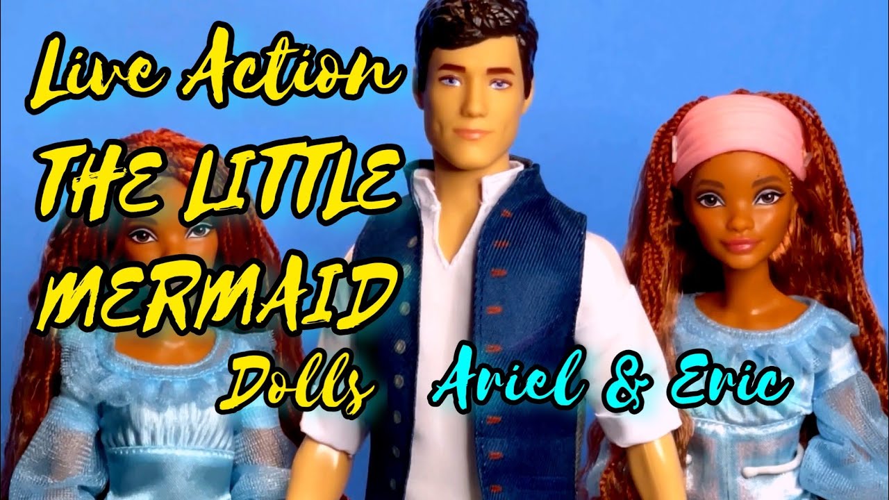 Disney THE LITTLE MERMAID Live Action Dolls Review | Human Ariel and Eric Set