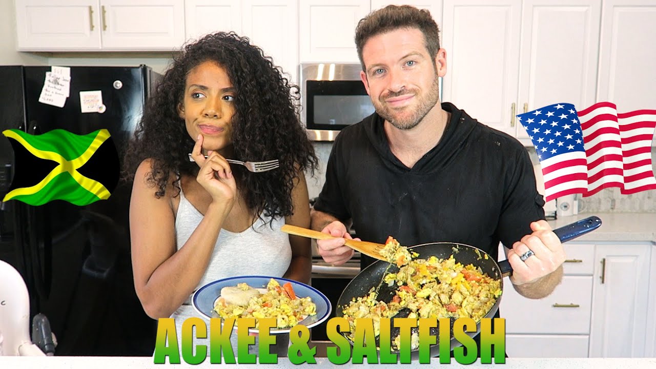 husband makes Jamaican food| Josh And Meg