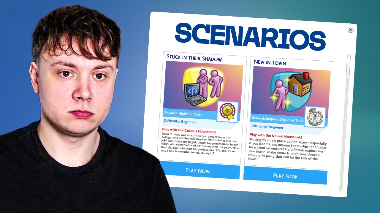 WTF happened to Sims 4 Scenarios?