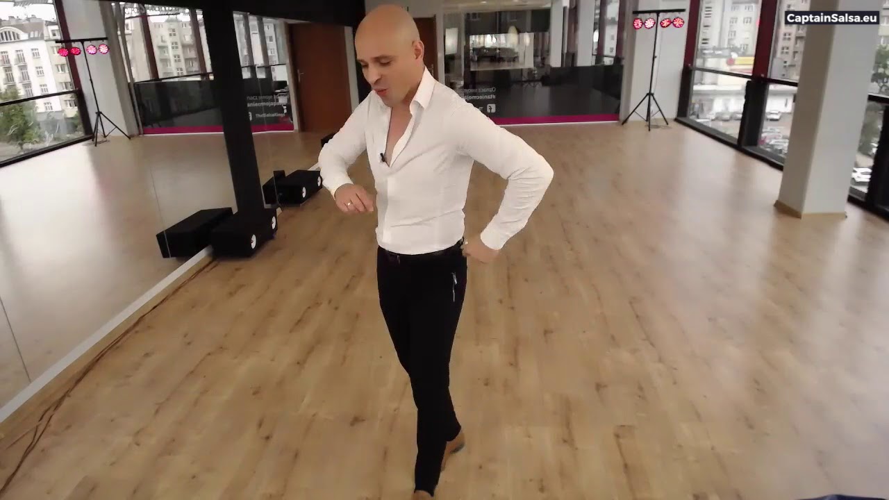 Body movement during the salsa on1 basic step - Captain Salsa