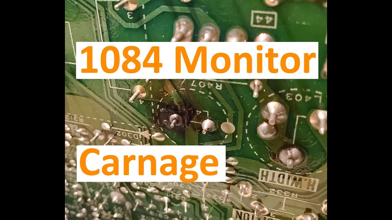 My Amiga 1080 Monitor Died :( Let's fix it!