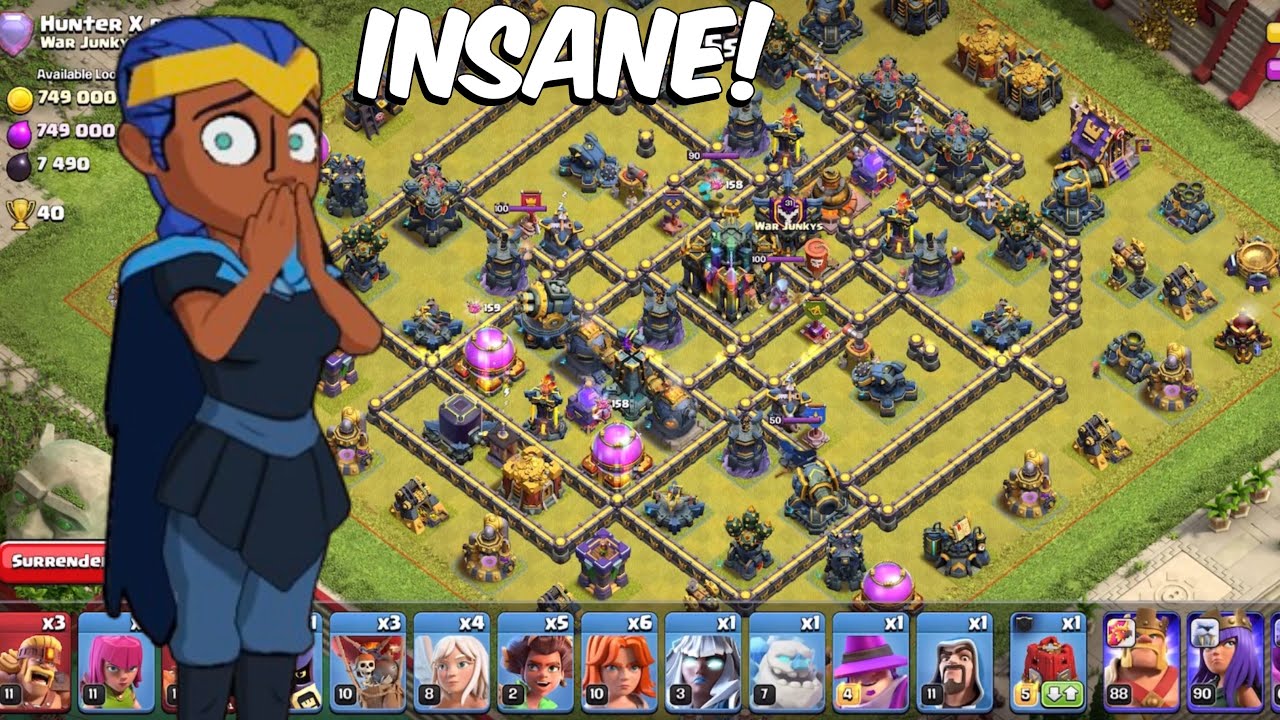 Th15 can destroy any Th17 max bases!