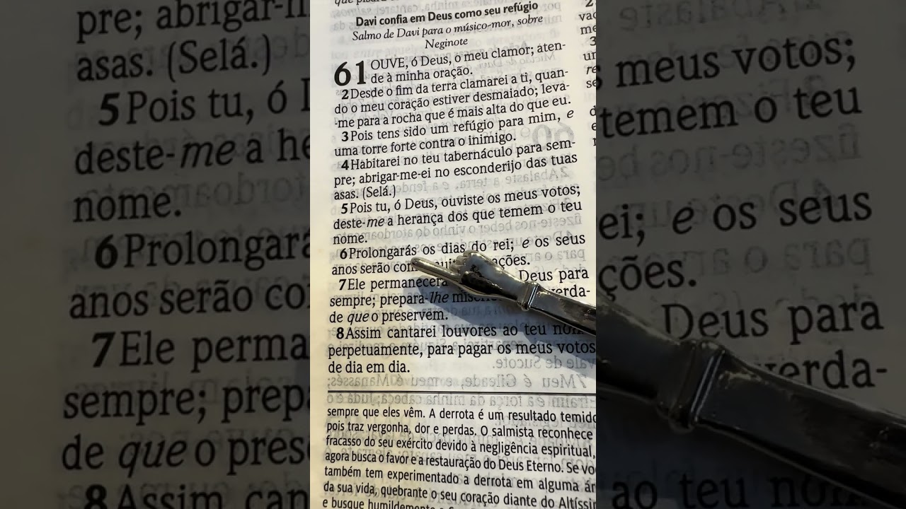 Oração do salmo 61
