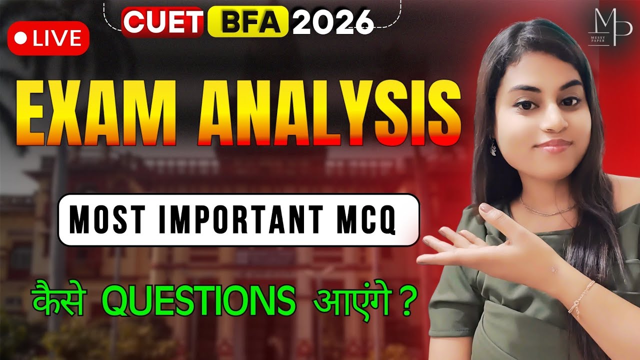 Join CUET BFA Live Classes | BFA Entrance Exam Preparation | Most important MCQ ?
