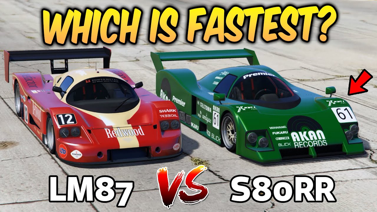 GTA 5 ONLINE - LM87 VS S80RR (WHICH IS FASTEST?)