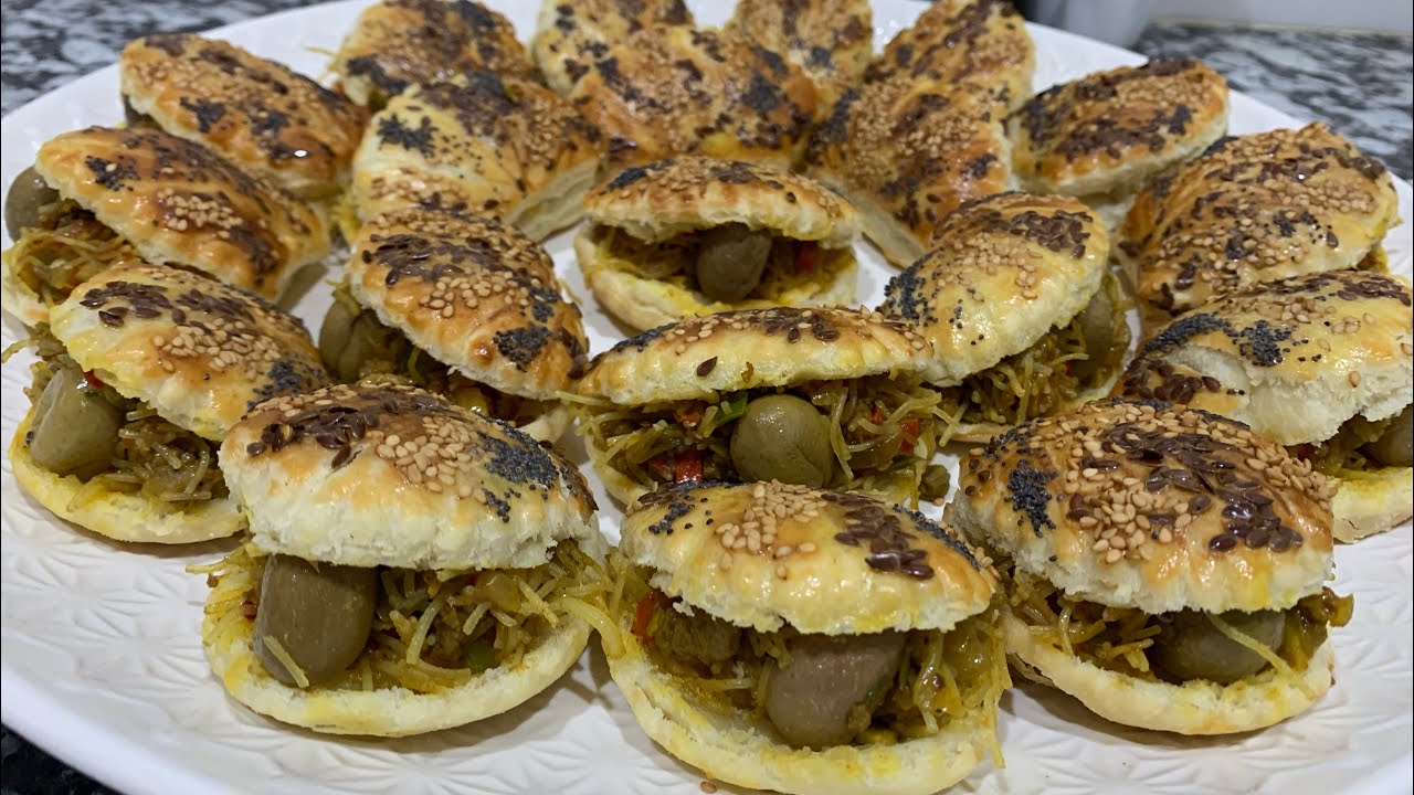 سجليهم رمضان مملحات بالعجين السحري شكلا ومذاقا واحد الحشوة اكثر من رائعة