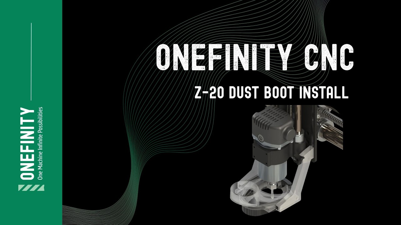 Installing the Suck It Dust boot Arms on a Gen 1 Z-20 Z slider | Onefinity CNC