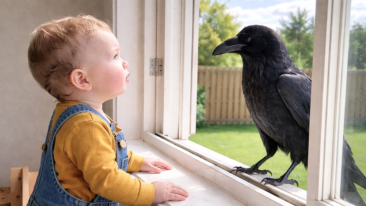 This Raven Came to the Window… Then THIS Happened 🐦‍⬛
