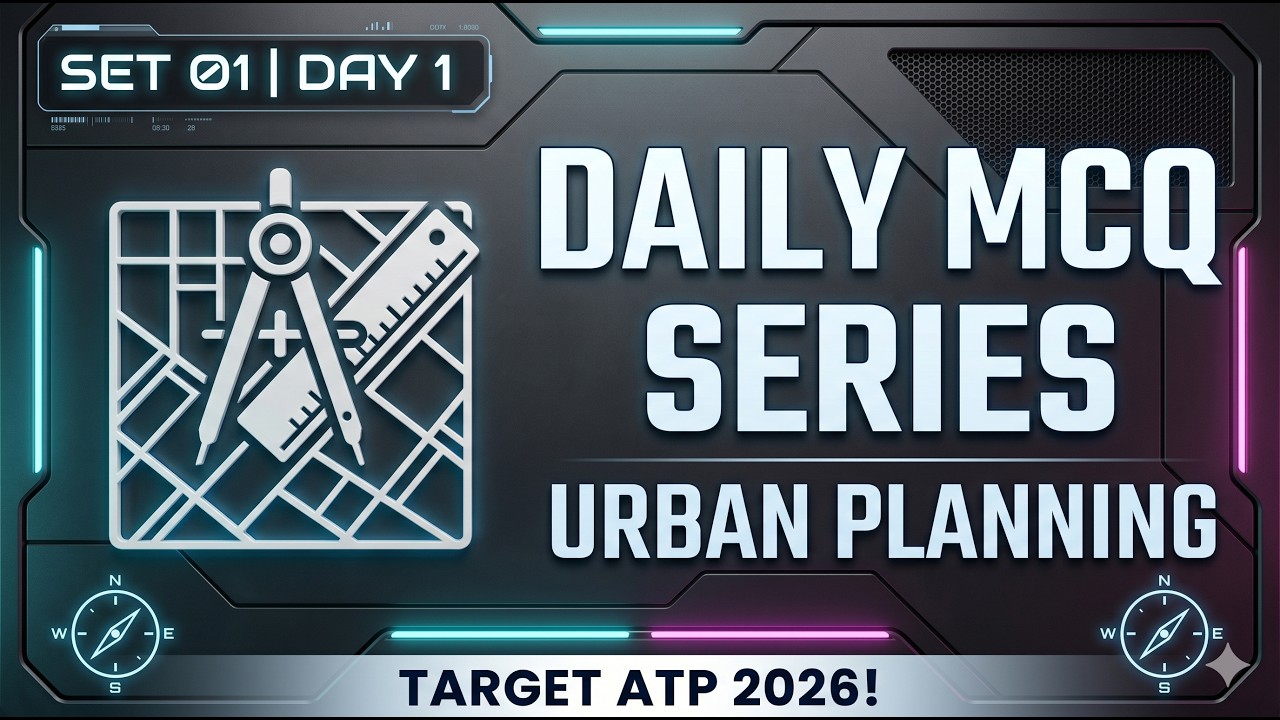 Can You Answer These 10 Urban Planning Questions? | Daily ATP Quiz (Day 1)