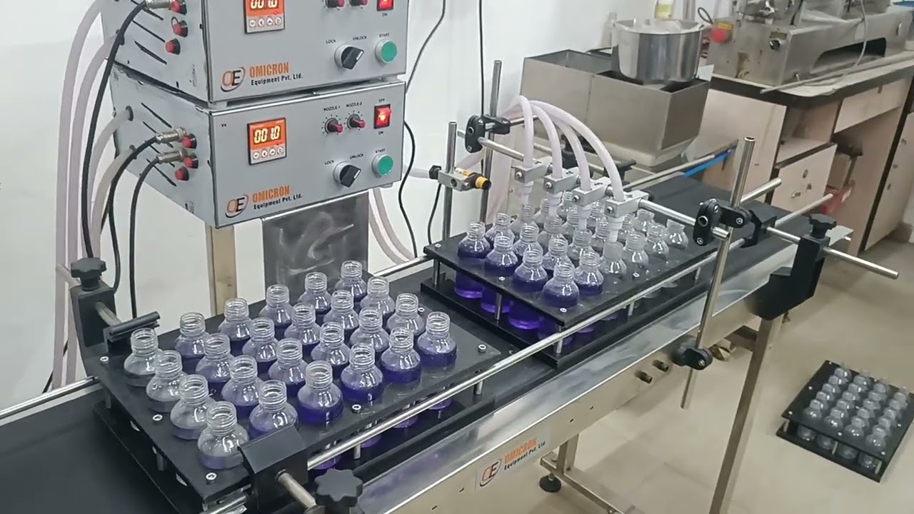 Multi Head (Nozzle) Liquid Filling Machine 