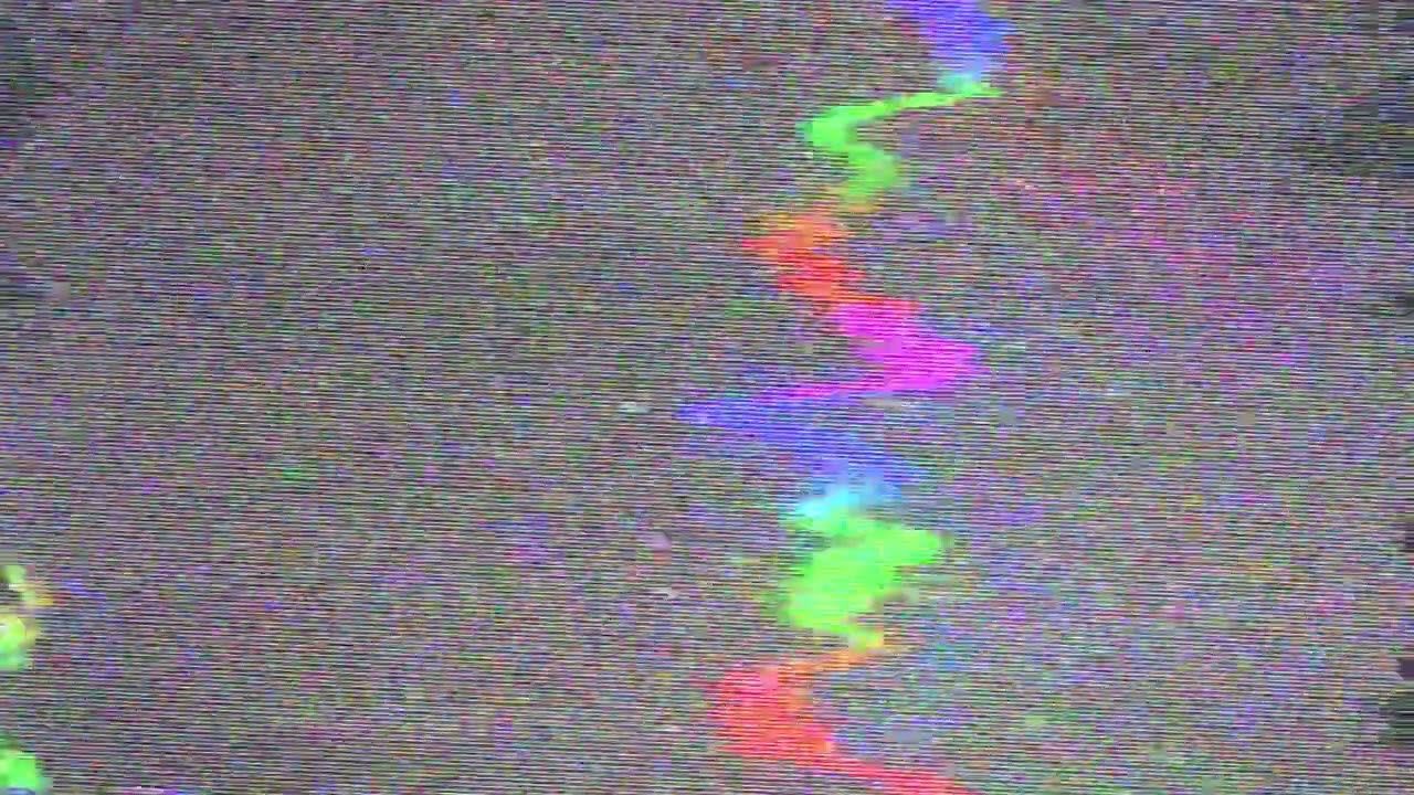 Free Channel surf VHS Vintage TV - Retro Bad Signal Stock Video