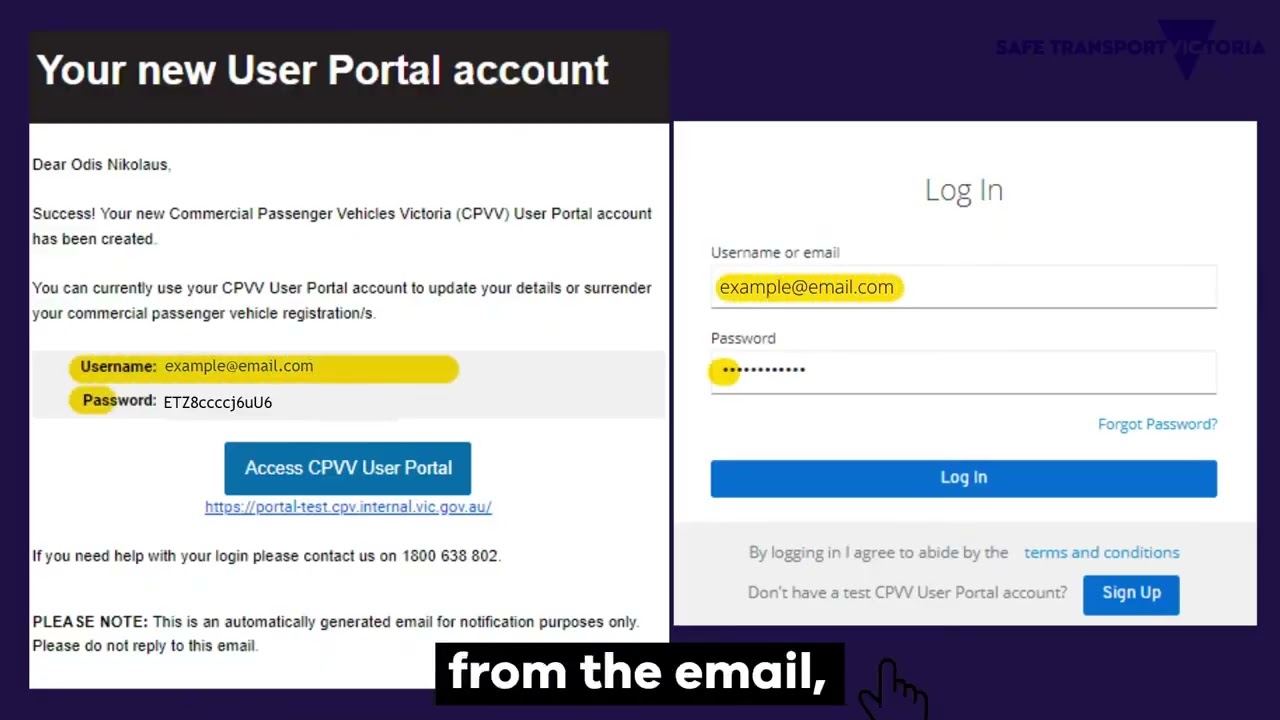 How to join the User Portal