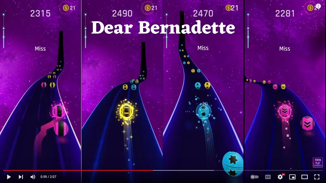 Dancing Road | Dear Bernadette With 4 Different Balls