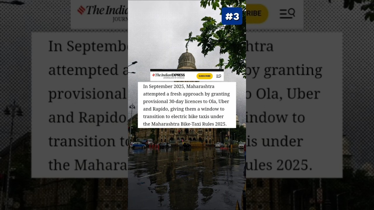 Maharashtra Govt vs Rapido, Ola & Uber Explained👀🔍 #ola #uber #rapido #mumbai