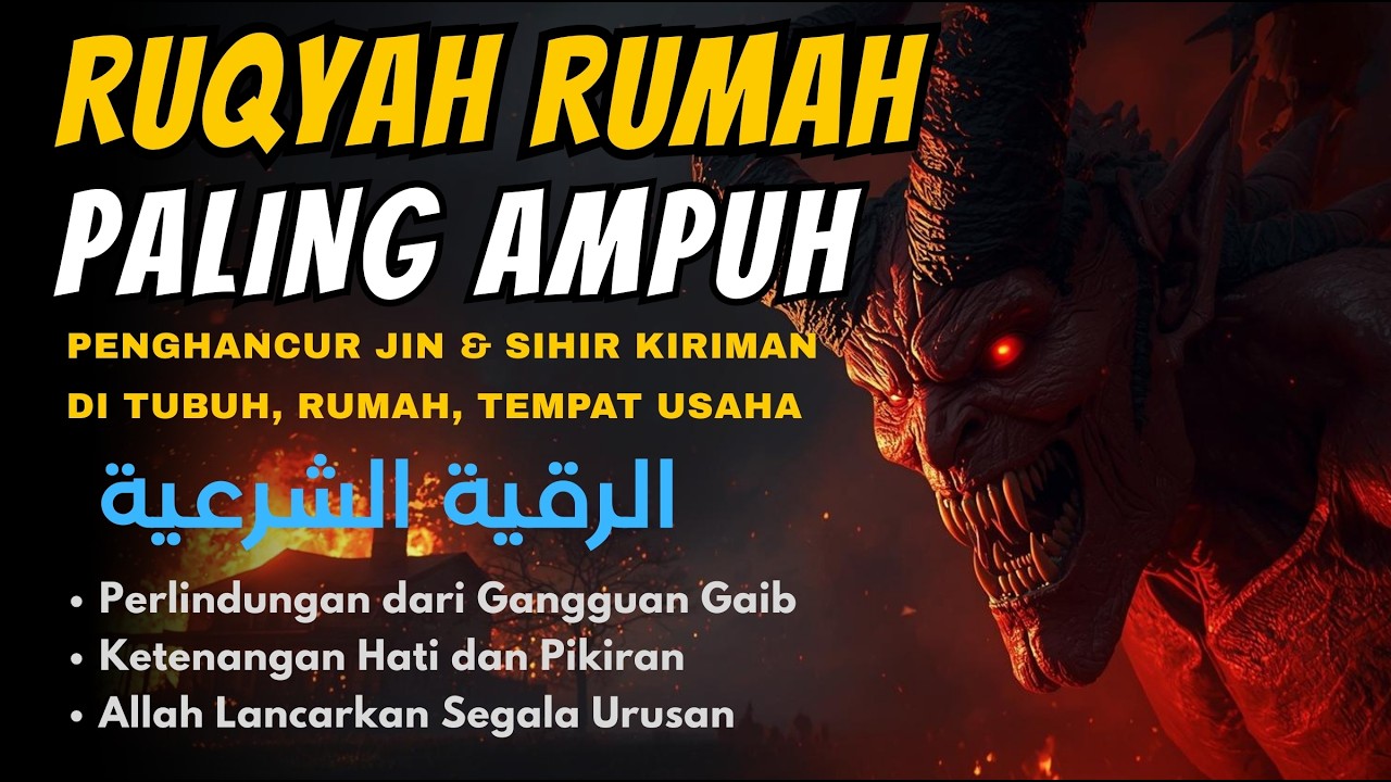 RUQYAH RUMAH DAN DIRI SENDIRI PALING AMPUH | PENGUSIR JIN DAN SETAN DI TEMPAT USAHA PENENANGKAN HATI