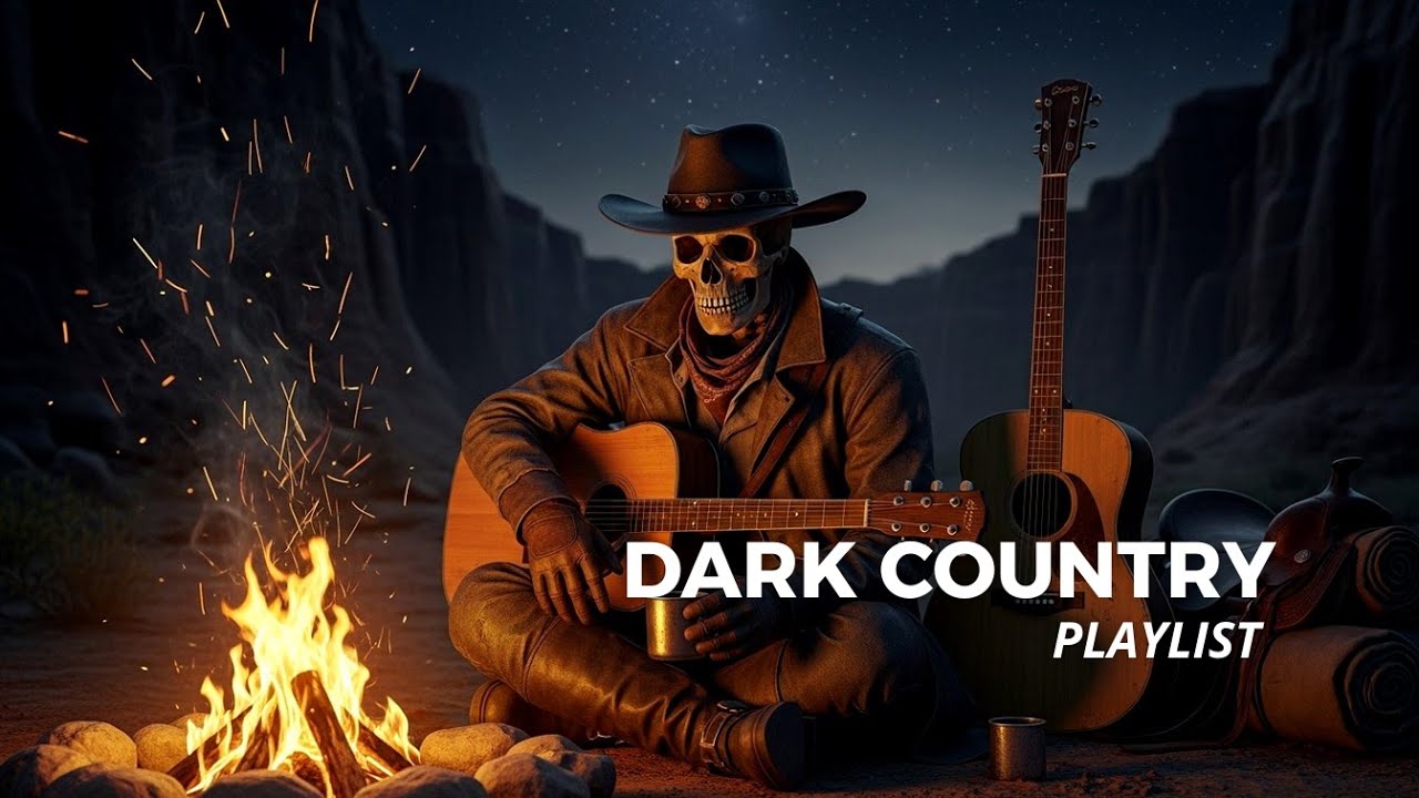 Dark Country Playlist 🌙 Midnight Western Music