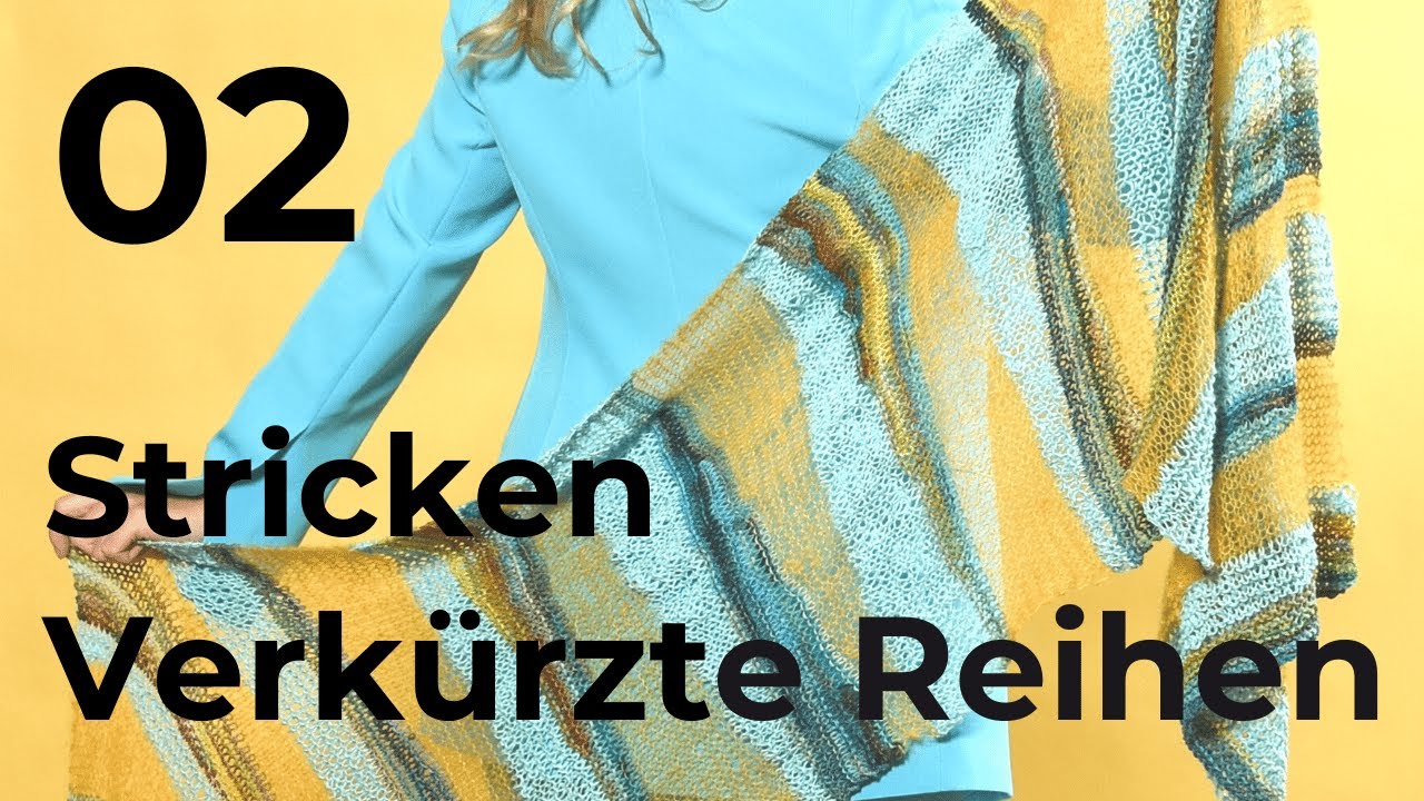 Verkürzte Reihen Stricken Kurs Teil 2 - Die Wendemasche