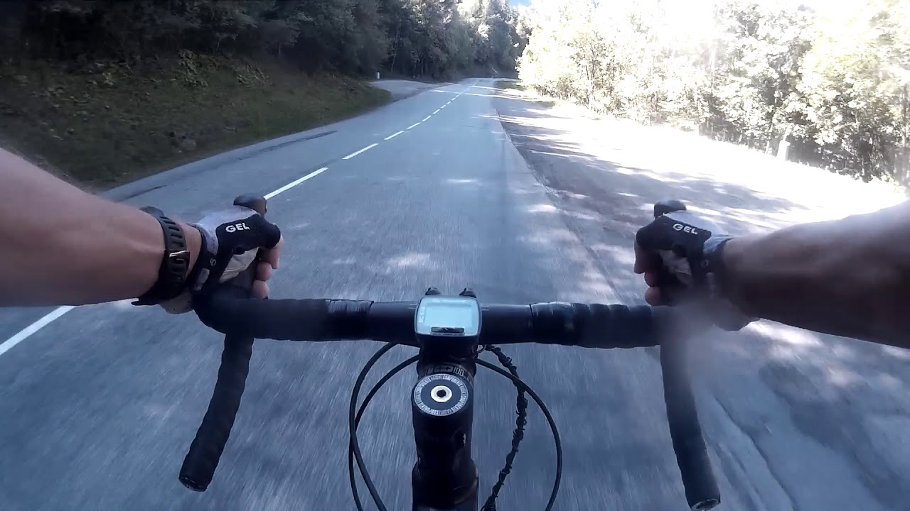 2018 Col du Telegraphe to St Michel de Maurienne, Cycling French Alps, HD