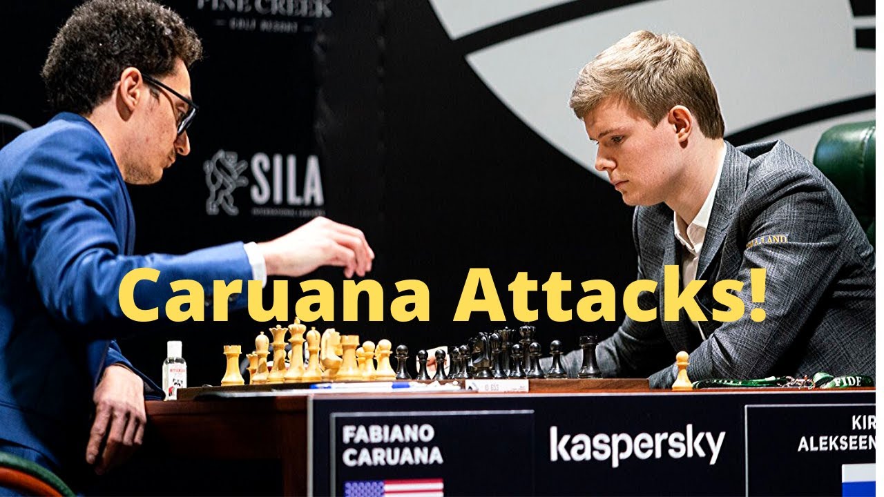 Caruana Attacks!   |  Round 2 Caruana vs Alekseenko, FIDE Candidates Tournament 2020