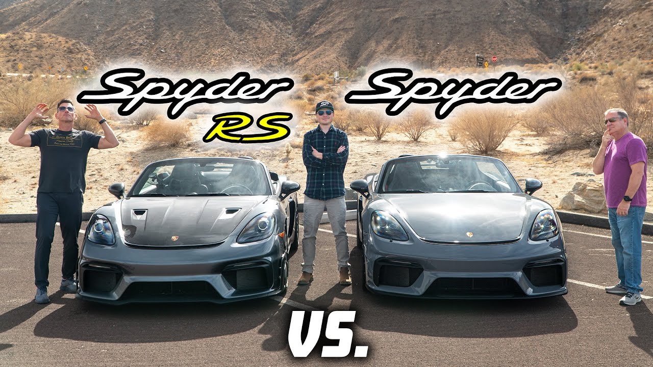 Porsche Spyder RS vs Spyder: $100K Challenge! Can You Tell the Difference?(Porsche Owners React)