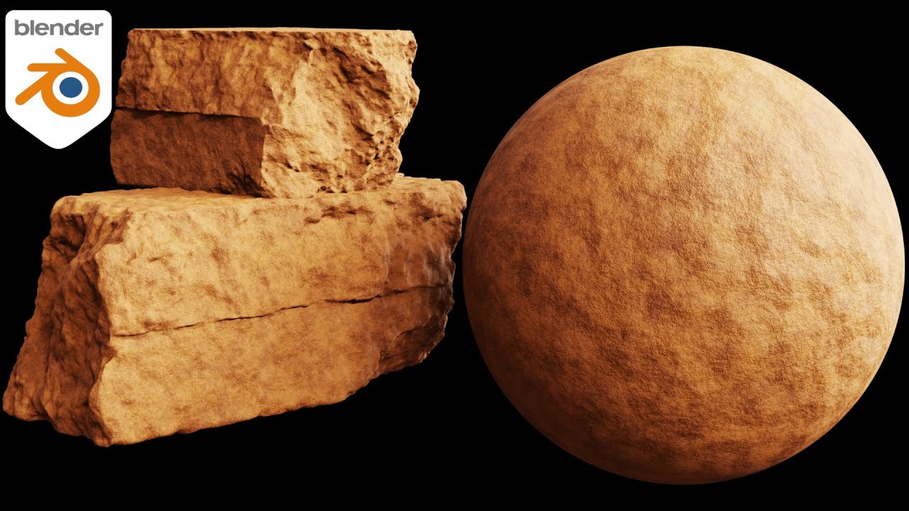 Procedural Sandstone Material (Blender Tutorial)