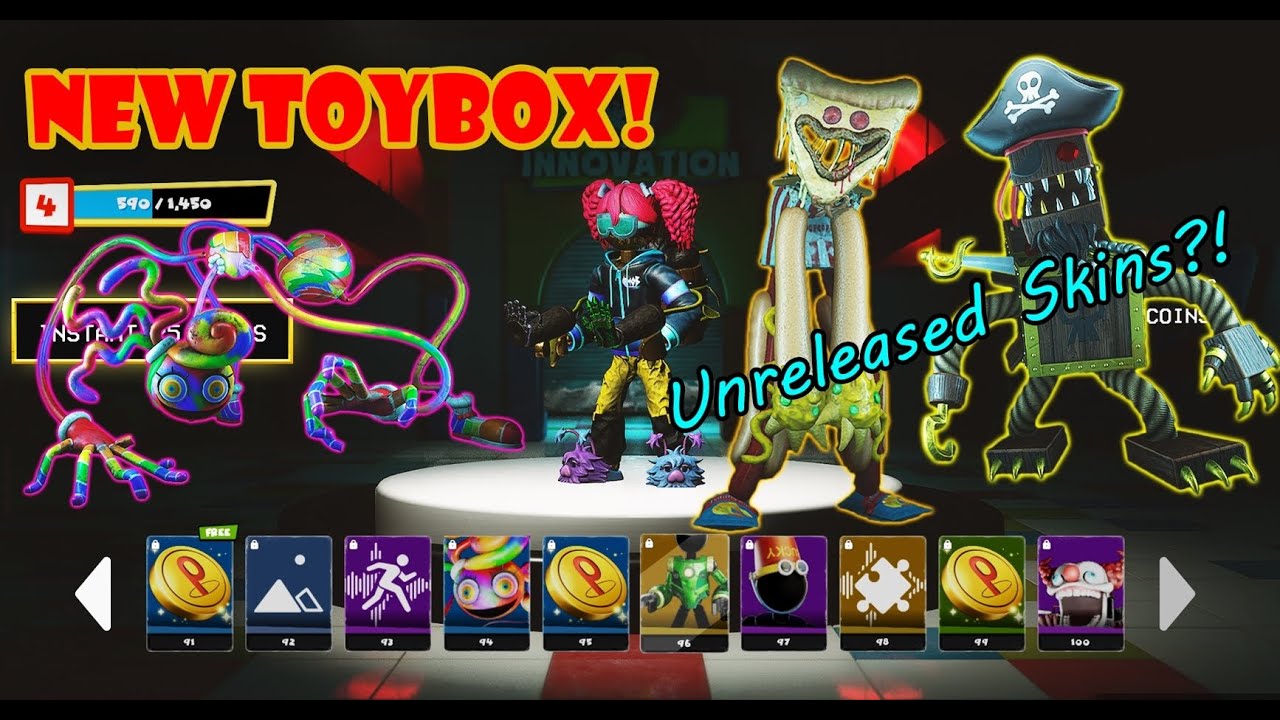 New ToyBox! + Unreleased Skins For Phase 2!