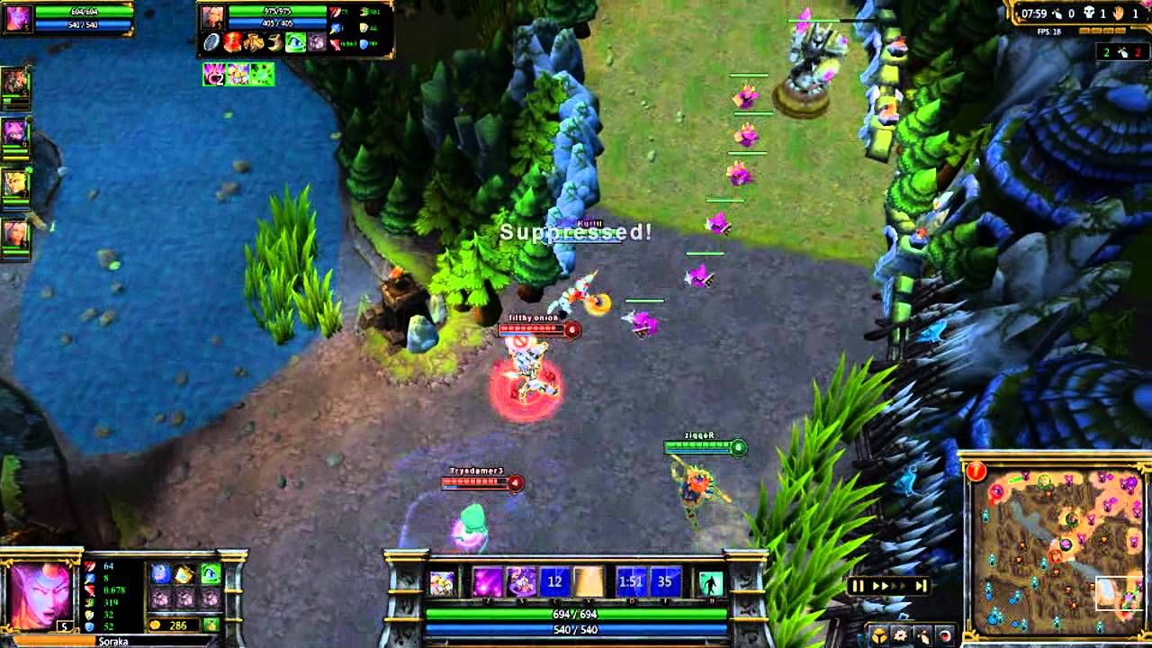 [2011.5.8] League of Legends - Ranked - Soraka (Kuriii) vs Warwick Ult