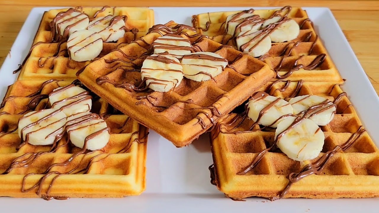 أحسن وأنجح طريقة عمل وافل أو كوفر😋