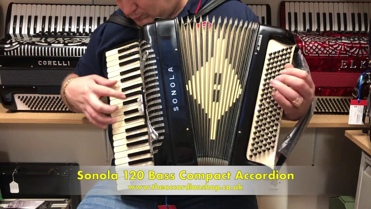 Sonola 120 Bass Compact Accordion