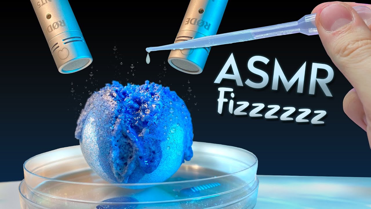 ASMR Bath Bomb Fizzing for ULTIMATE Tingles & Sleep! (no talking) 1 HOUR ASMR