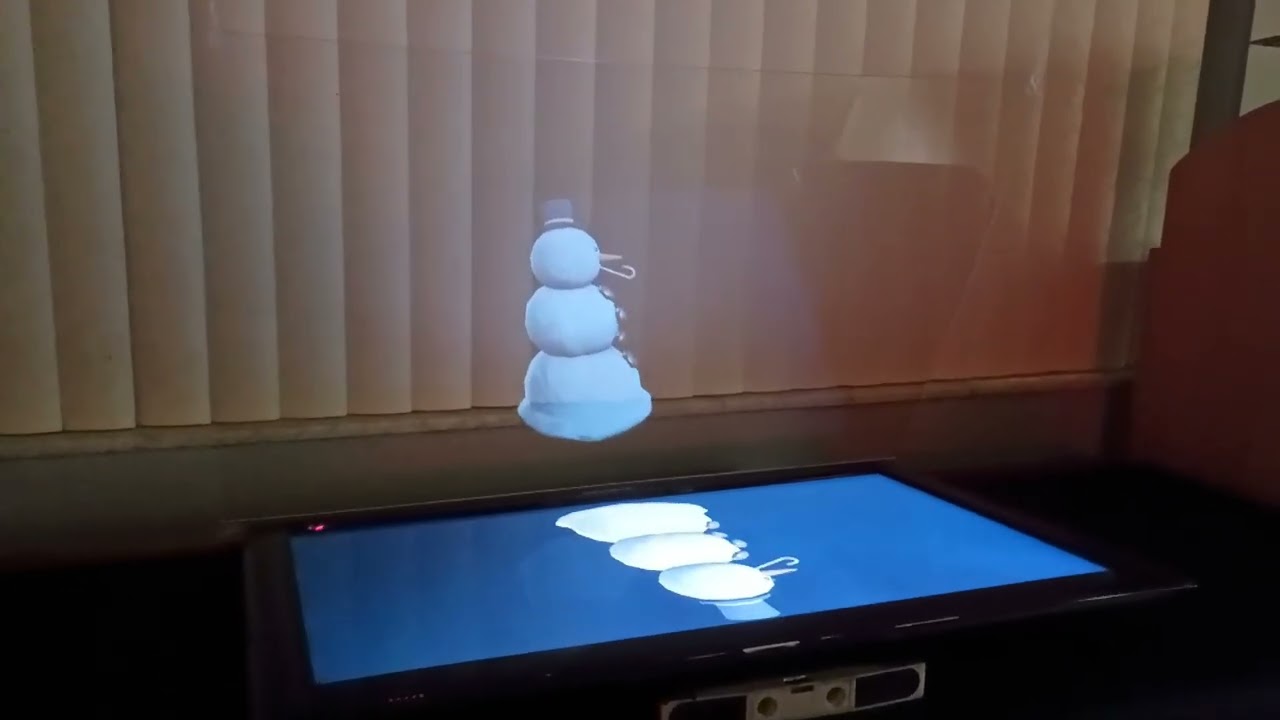 2D Hologram of my 3D artwork.